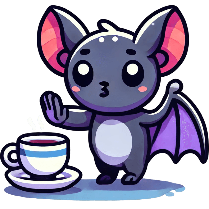 Bat Politely Declines Tea
