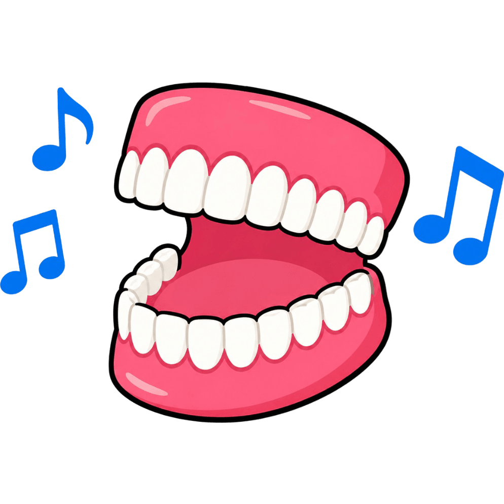 Dentures that Play Music