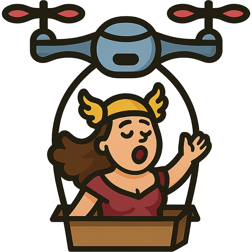 Drone Delivers Opera Singer