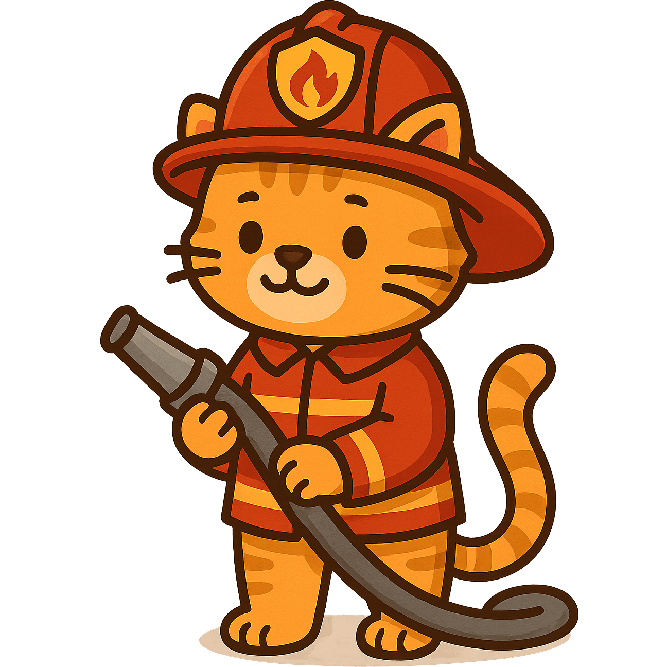 Firefighter Cat